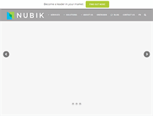 Tablet Screenshot of nubik.ca